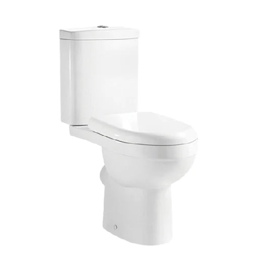 Messina Open Back Close Coupled Toilet with Soft Close Seat