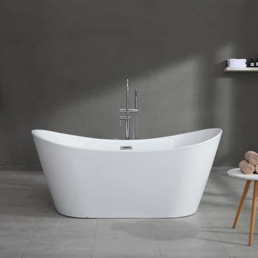 Lyon Freestanding Acrylic Bath - White