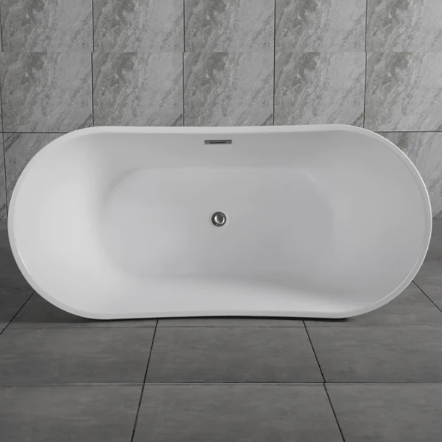 Lyon Freestanding Acrylic Bath - White