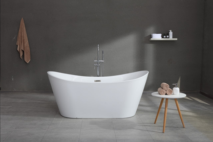 Lyon Freestanding Acrylic Bath - White