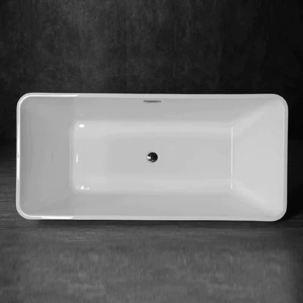 Dijon 1700 x 800 Freestanding Acrylic Bath - White