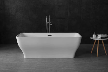 Dijon 1700 x 800 Freestanding Acrylic Bath - White