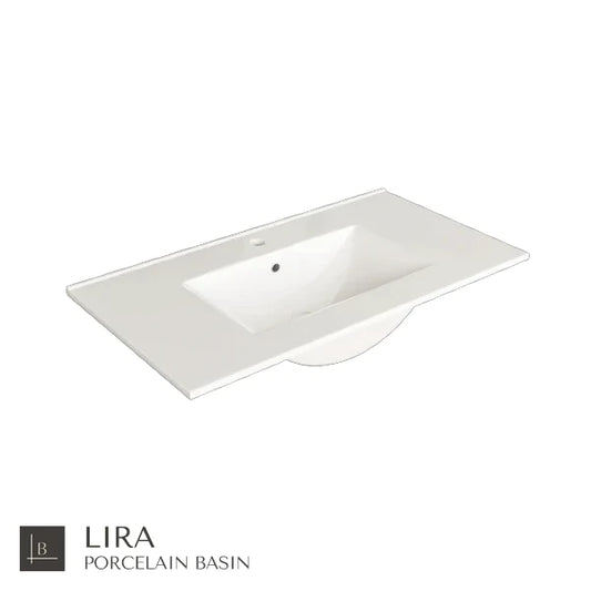 Rome 800mm Floorstanding Basin Unit with Chrome Handles - Gloss White