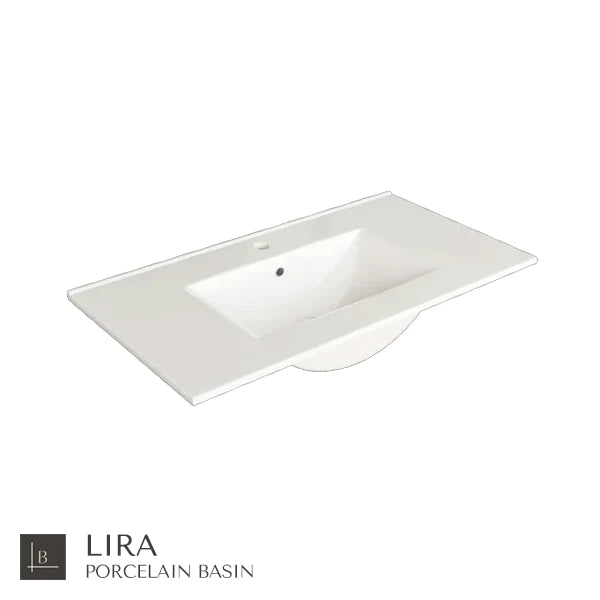 Milan 600mm Wall Hung Vanity Unit with Basin - Matt White